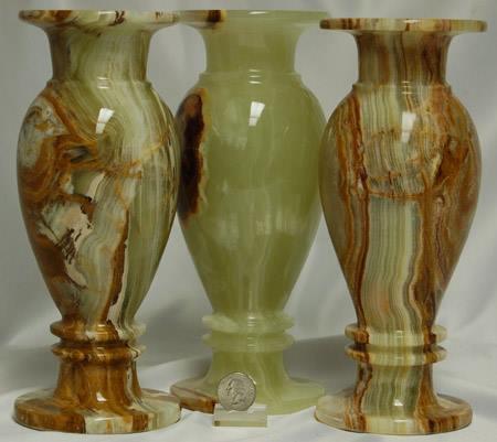 Onyx vase collection